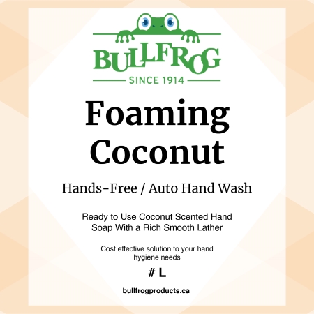 Foaming Coconut Hands Free front label image